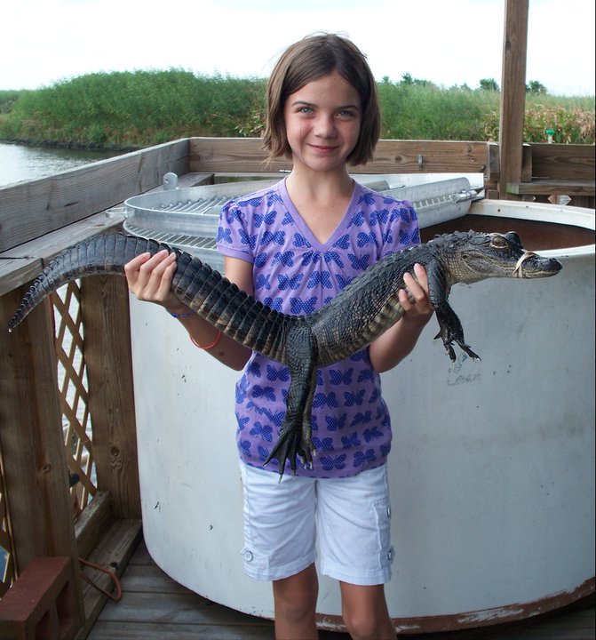 Gator and Girl 