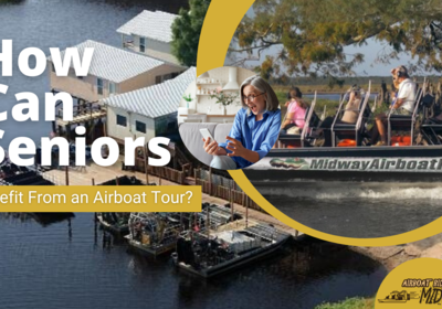How can seniors benefit from booking an airboat tour? 