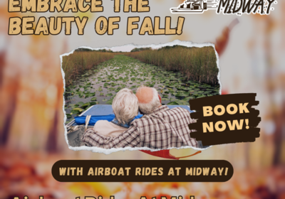 Embrace the Beauty of Fall with Airboat Rides at Midway!