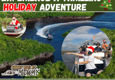 Experience a Thrilling Holiday Adventure with Airboat Rides at Midway!
