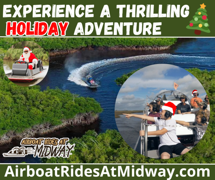 Experience a Thrilling Holiday Adventure with Airboat Rides at Midway!